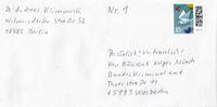Briefumschlag Brief Bundeskriminalamt 06.12.2023 Nr. 1