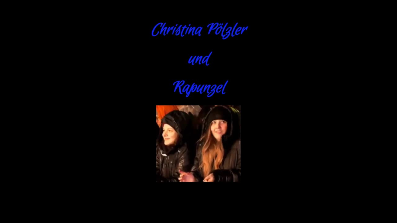 Christina Pölzler und Rapunzel am 21.12.2023 Nina Kaineder ist Rapunzel