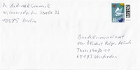 Briefumschlag Brief Bundeskriminalamt 24.11.2023, Brief und Anlage siehe Fax